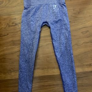 Gymshark seamless marled purple leggings